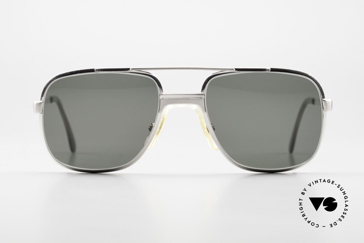 Rodenstock Tenno 80's White Gold Doublé Frame, fine gold doublé in 1/20 10k proportion; precious rarity, Made for Men