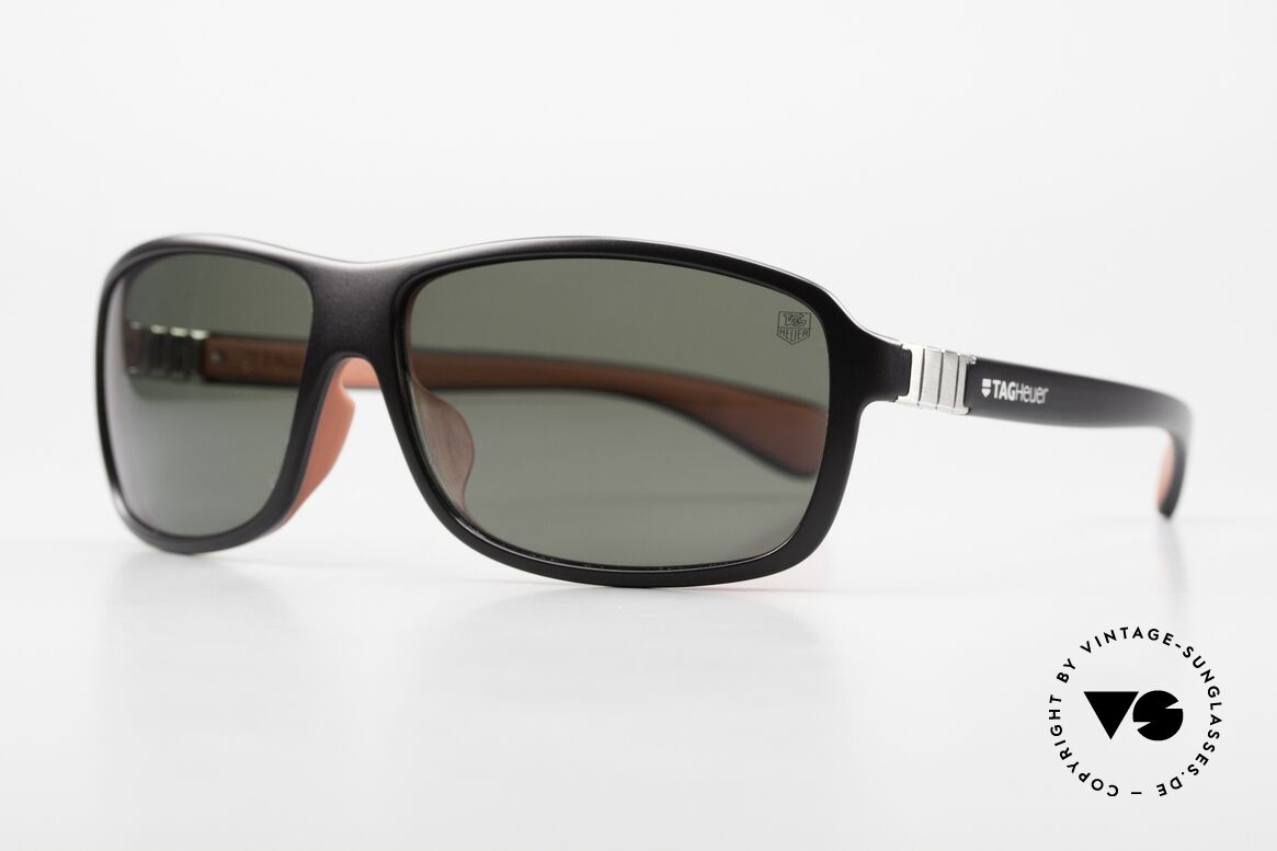Tag Heuer 9302 Legend Temples Shaped Like A Watch, the hinges are designed like a Tag Heuer watch strap, Made for Men