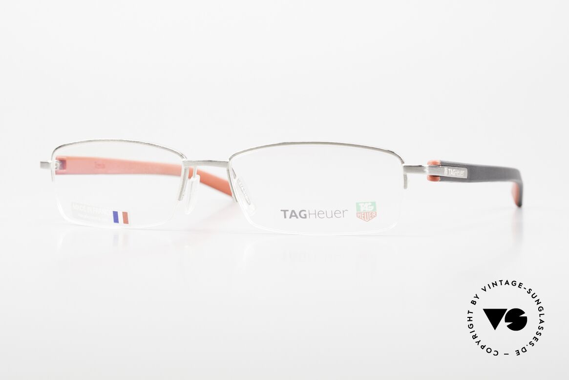 Tag Heuer 8209 Trends Sporty Semi Rimless Glasses, Tag Heuer glasses mod. 8209, col. 002, size 56-16, Made for Men