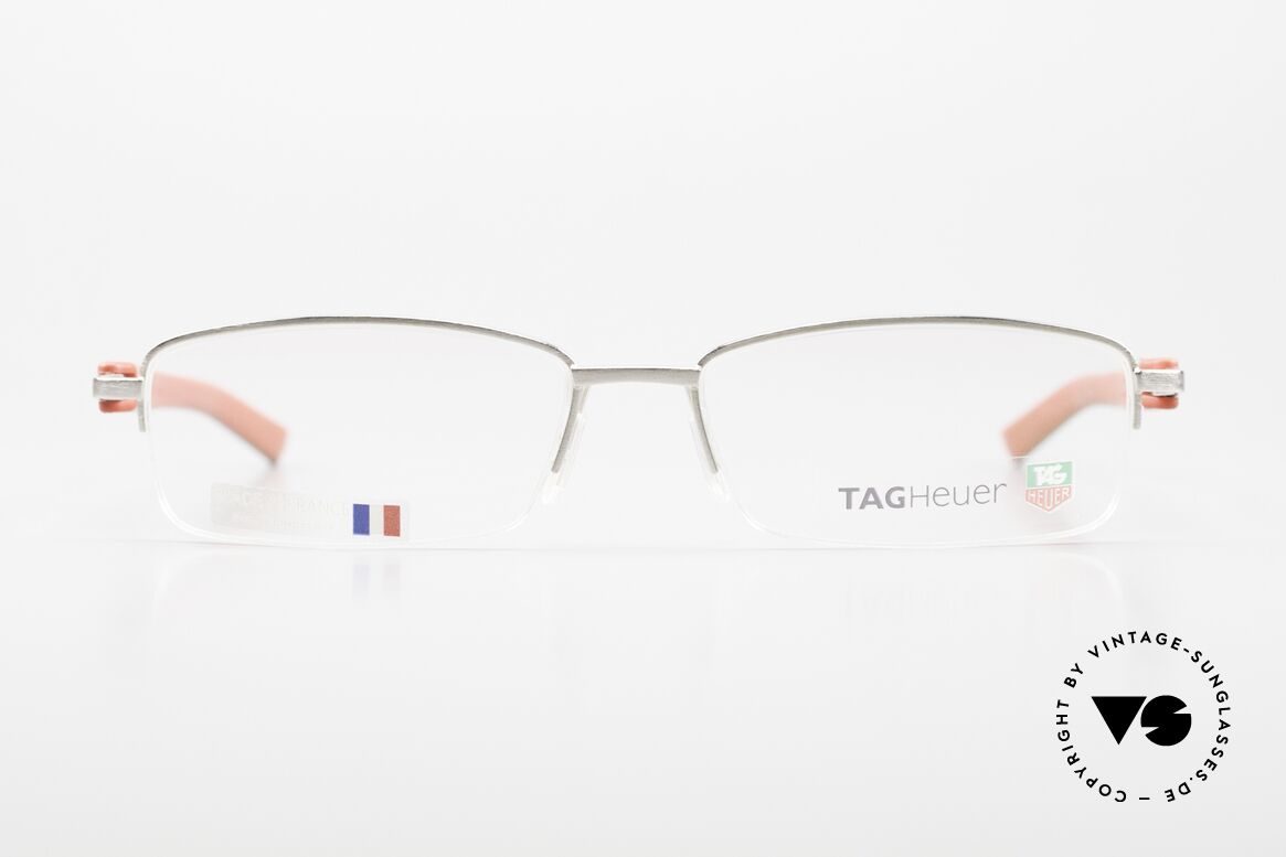 Tag Heuer 8209 Trends Sporty Semi Rimless Glasses, semi rimless Nylor-eyeglasses with spring hinges, Made for Men
