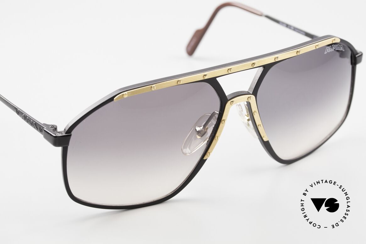 Alpina M1/7 80's Men's Sunglasses XL, one of the most wanted vintage models, WORLDWIDE, Made for Men