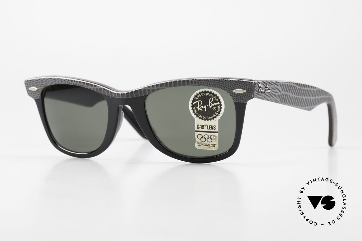Ray Ban Wayfarer I Limited Leather Sunglasses, one of the downright classics of sunglass fashion, Made for Men and Women