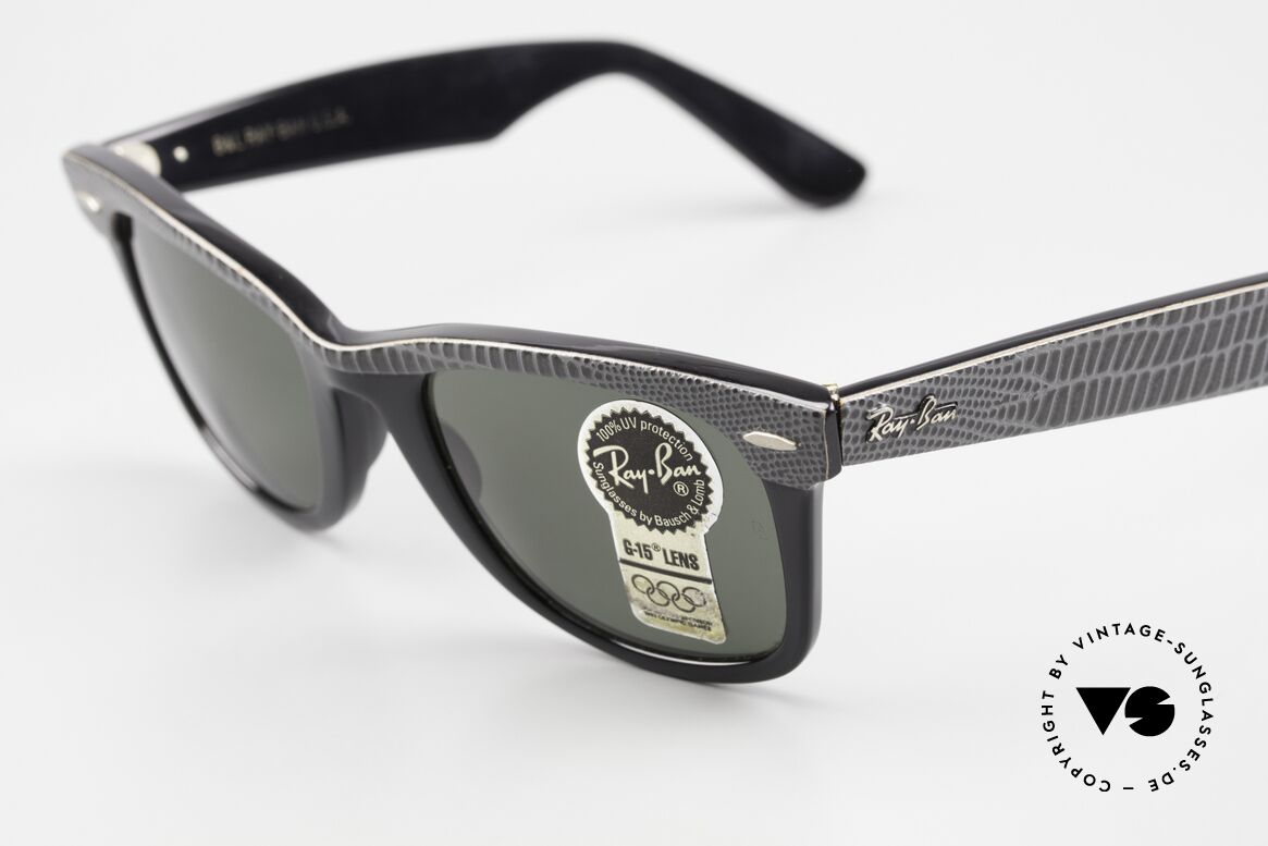 Ray Ban Wayfarer I Limited Leather Sunglasses, unworn rarity, NOS (meanwhile, a collector's item), Made for Men and Women