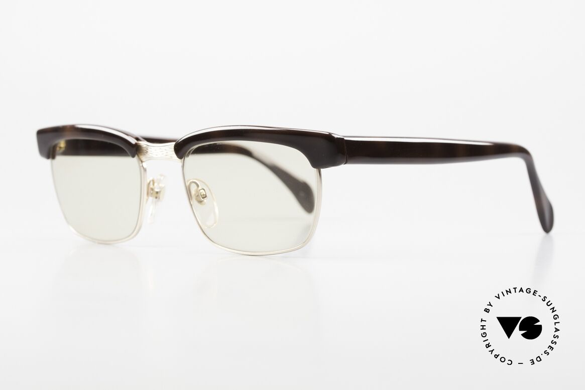 Rodenstock Arnold Gold Filled 60's Glasses, 1/20 of the metal with 12ct gold (incredible top-quality), Made for Men
