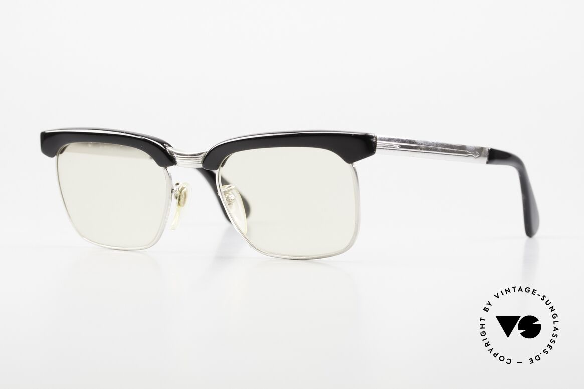 Metzler Marwitz Matura Changeable Mineral Lenses, antique Marwitz glasses from the 1960s; gold-doublé, Made for Men