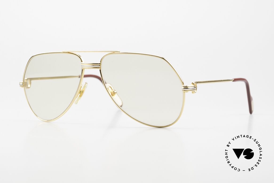 Cartier Vendome LC - S With Changeable Sun Lenses, Vendome = the most famous eyewear design by CARTIER, Made for Men and Women