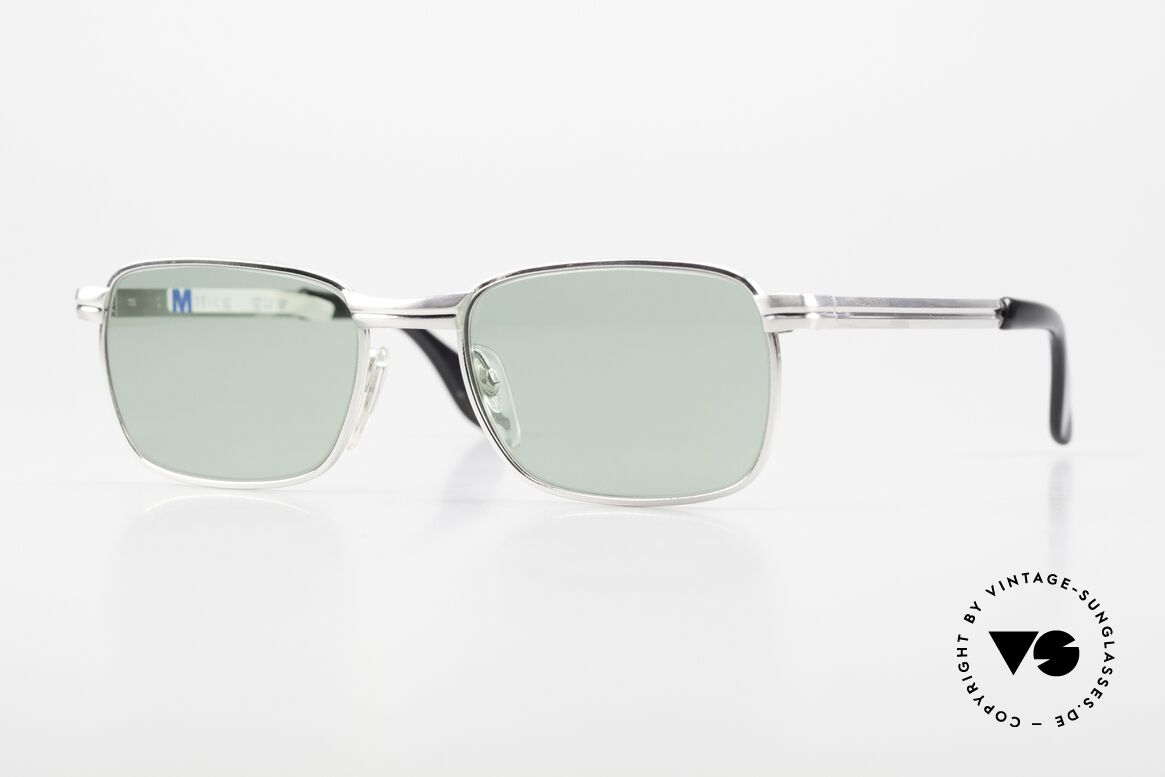 Metzler 7540 1/10 12k Gold-Filled Frame, 1960s glasses from Metzler, white gold doublé, Made for Men