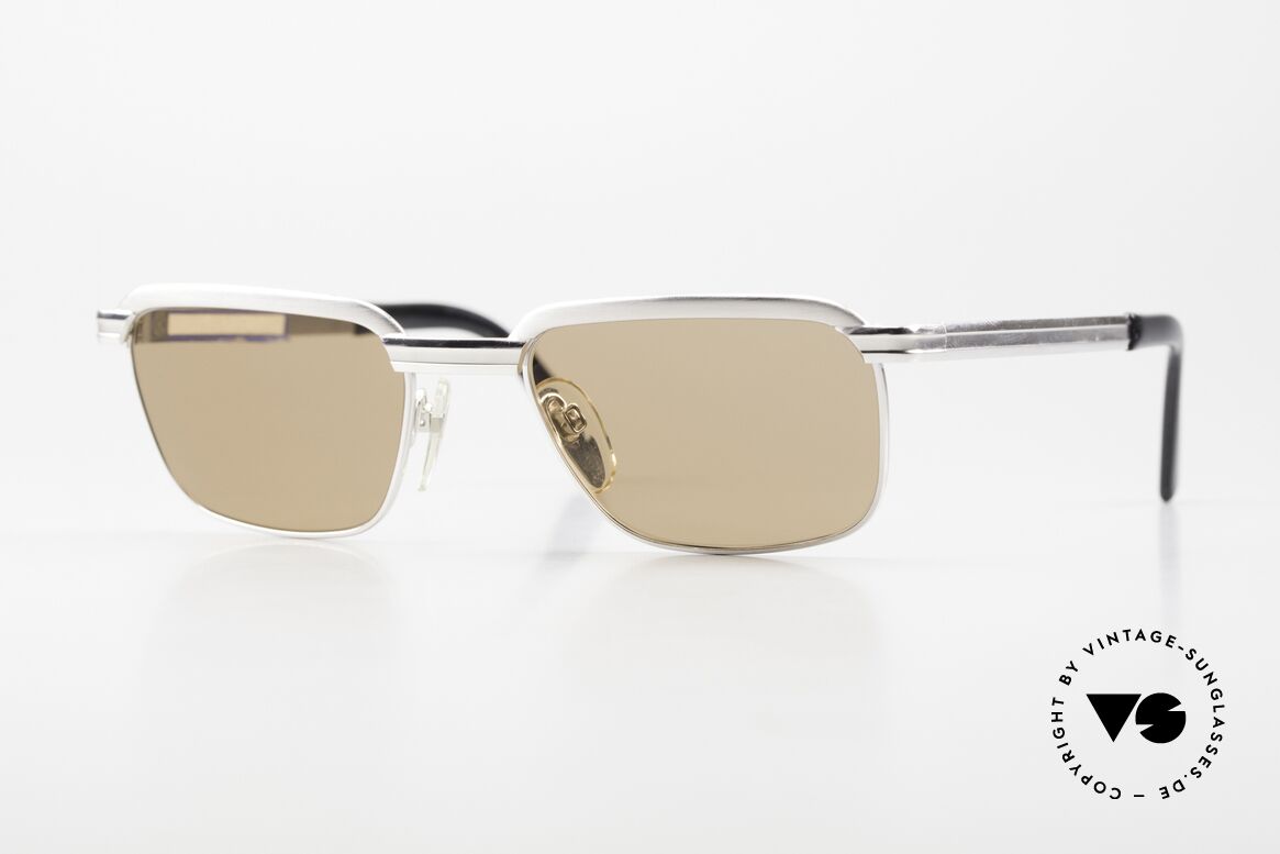 Rodenstock Canberra Original 60's Frame 1/10 12k, 60's glasses by Rodenstock, white gold doublé, Made for Men
