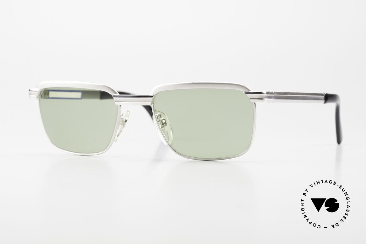 Rodenstock Canberra Style Narcos Sunglasses, 60's glasses by Rodenstock, white gold doublé, Made for Men
