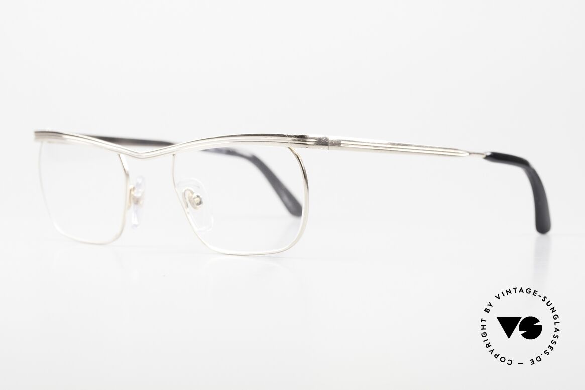 Rodenstock Cantor Style Narcos Movie Glasses, fine gold doublé in 1/10 12k proportion; precious rarity, Made for Men