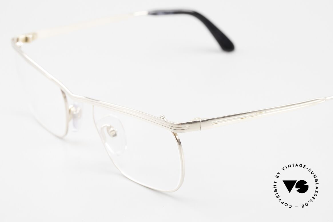 Rodenstock Cantor Style Narcos Movie Glasses, 1/10 of the metal with 12ct gold (incredible top-quality), Made for Men