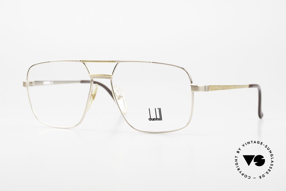 Dunhill 6068 Multi Gold-Plated Frame, LUXURY vintage eyeglasses by A. DUNHILL from 1988, Made for Men