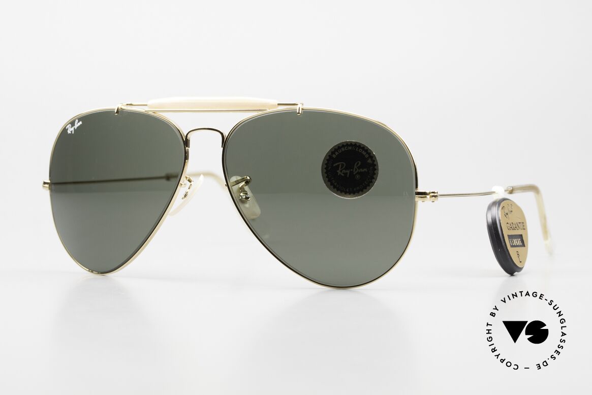 Ray Ban Outdoorsman II Iconic Sunglasses Classic, the classic Ray Ban USA sunglasses par excellence, Made for Men