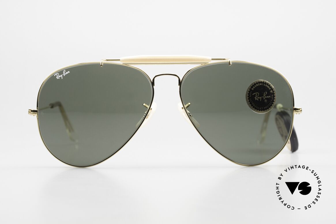 Ray Ban Outdoorsman II Iconic Sunglasses Classic, legendary aviator design in best quality (high-end), Made for Men