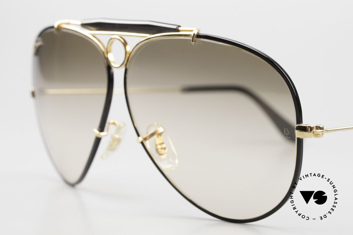 Ray Ban Shooter Precious Metals 24kt GP, made in the 1970's & 80's by Bausch&Lomb, USA, Made for Men