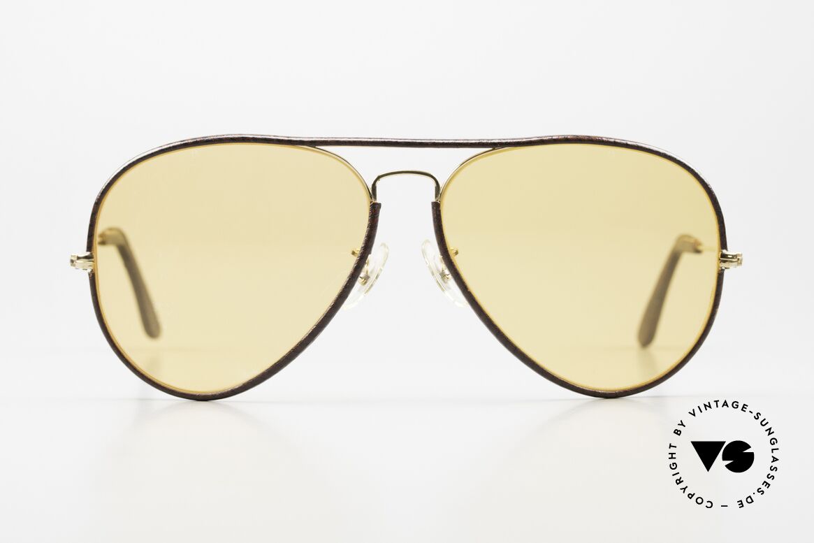 Ray Ban Large Metal II Leathers Changeable USA, Special Leather Edition (very hard to find); made in USA, Made for Men