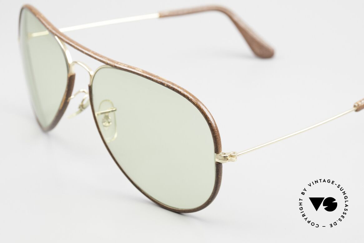 Ray Ban Large Metal II Green Changeable Lenses B&L, high-end B&L changeable lenses (darken automatically), Made for Men