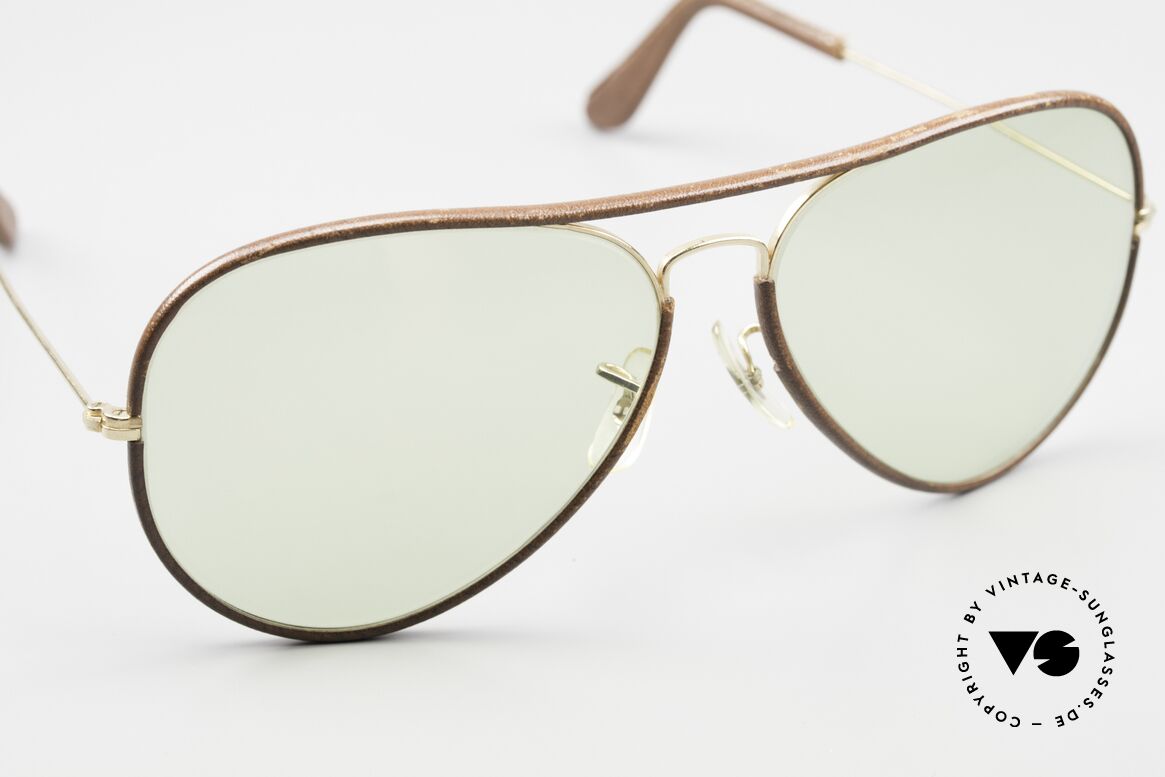Ray Ban Large Metal II Green Changeable Lenses B&L, unworn vintage shades (true collector's item, worldwide), Made for Men