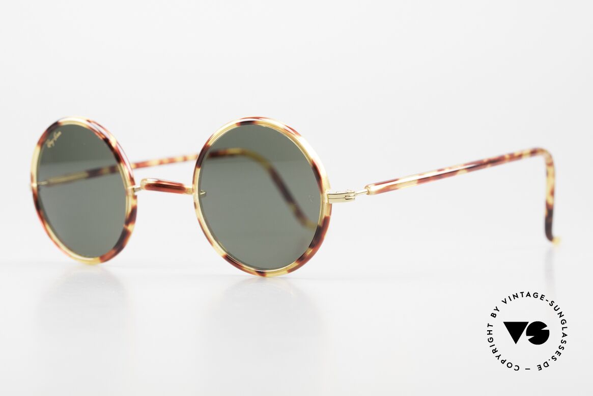 Ray Ban Cheyenne Style I Vintage John Lennon Style, precious frame from the 90's by Bausch&Lomb, USA, Made for Men and Women