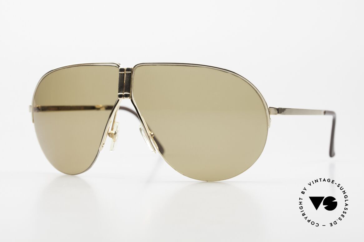 Porsche 5628 Foldable Designer Shades, practical folding 1980's vintage sunglasses for men, Made for Men