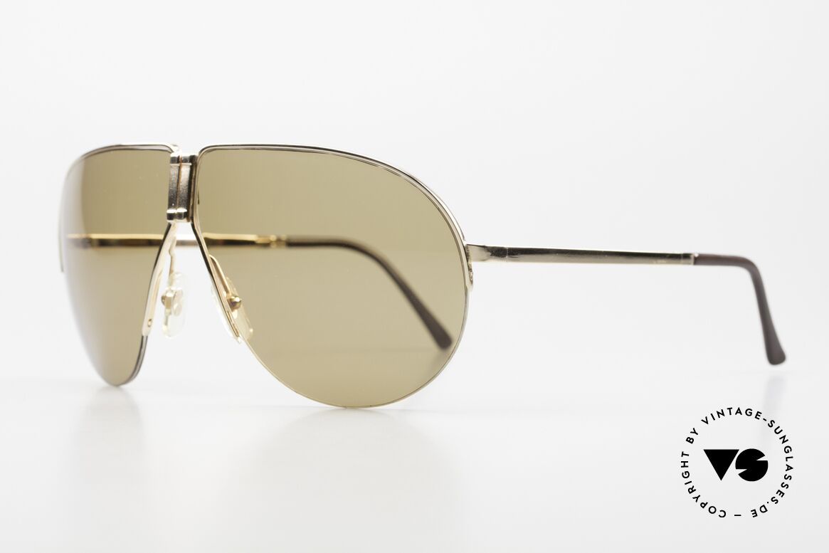 Porsche 5628 Foldable Designer Shades, half rimless frame (lightweight) very pleasant to wear, Made for Men