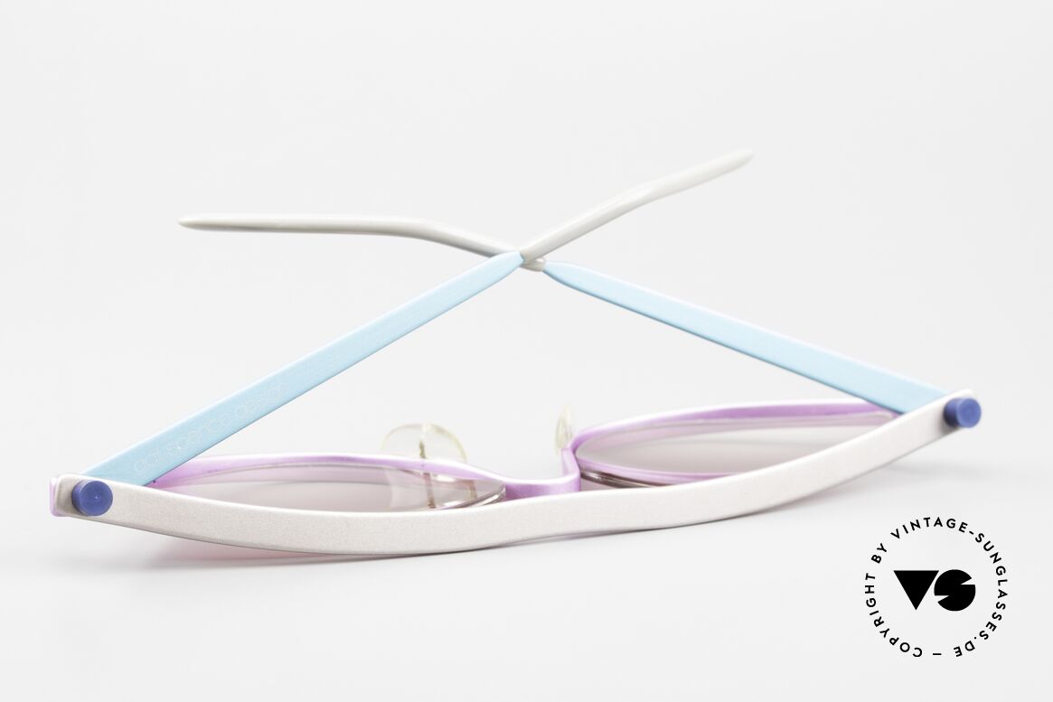 ProDesign No6 The Hunt For Red October 90's, purple sun lenses can be replaced with prescriptions, Made for Women