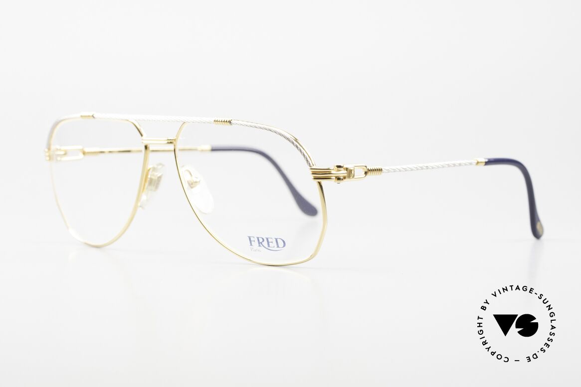 Fred America Cup - L Sailor Glasses In Large Size, marine design (distinctive FRED) in high-end quality, Made for Men