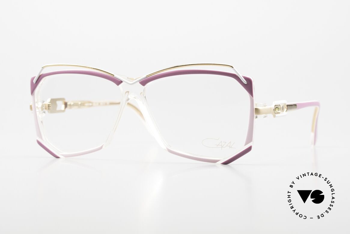 Cazal 188 Vintage Designer Eyeglasses, glamorous Cazal designer eyeglasses from the 1980's, Made for Women