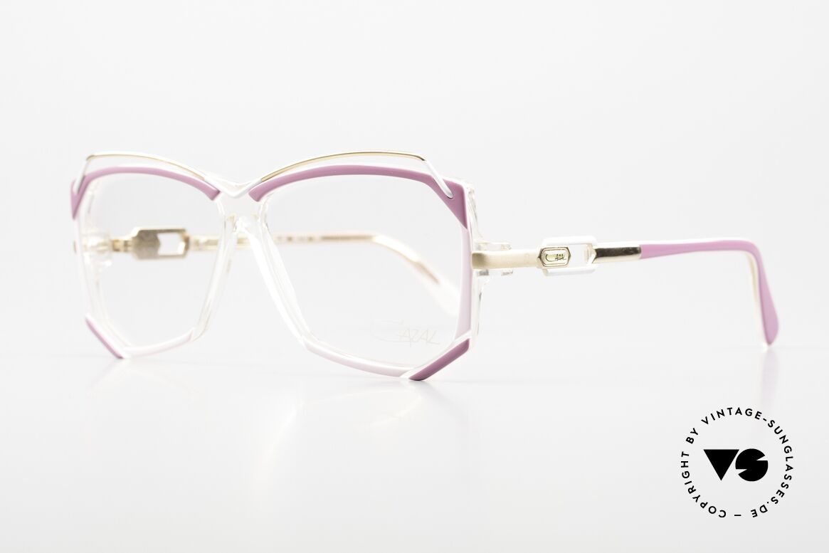 Cazal 188 Vintage Designer Eyeglasses, inventive combination of synthetic material & metal, Made for Women