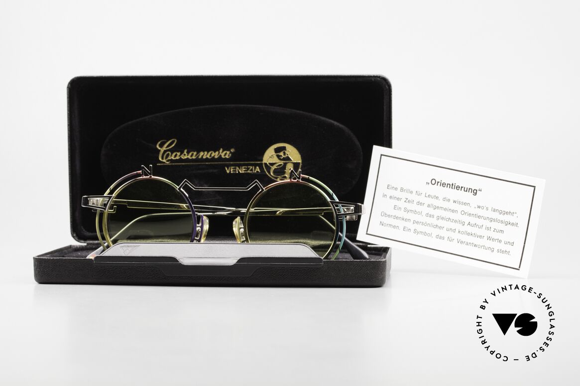 Casanova SC6 Orientation Cardinal Point, NOS - unworn (like all our limited vintage eyeglasses), Made for Men and Women