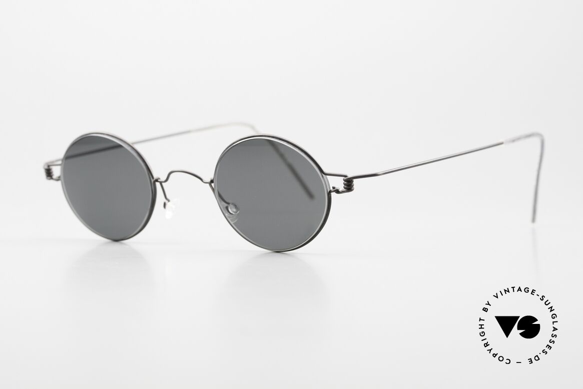 Lindberg Corona Air Titan Rim Round Titanium Frame Unisex, simply timeless, stylish & innovative: grade 'vintage', Made for Men and Women
