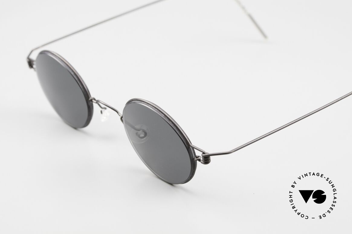 Lindberg Corona Air Titan Rim Round Titanium Frame Unisex, extremely strong, resilient and flexible (and 3g only!), Made for Men and Women