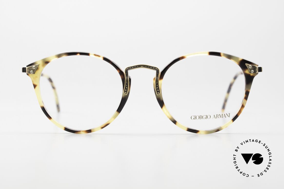 Giorgio Armani 336 Designer Panto Frame 90's, vintage GIORGIO Armani designer specs in size 51-21, Made for Men and Women