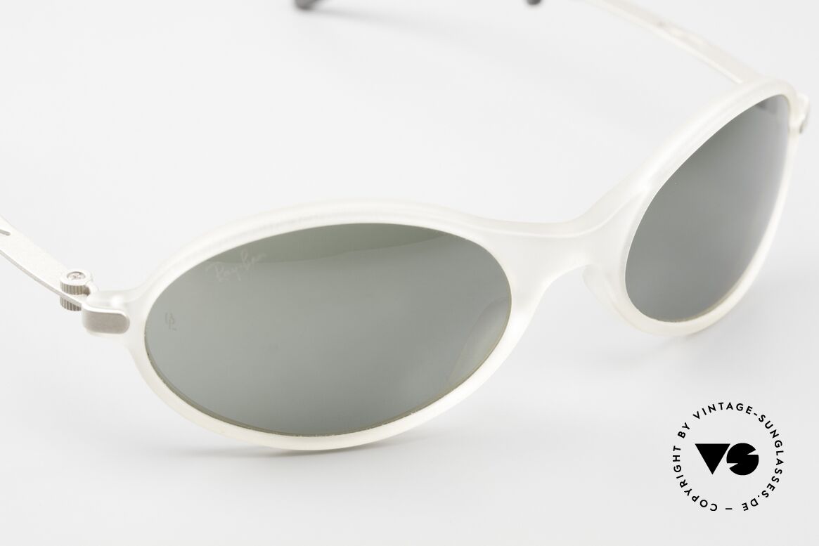 Ray Ban Orbs Oval Combo Oval 90's Sports Sunglasses, with silver-mirrored Bausch&Lomb B&L mineral lenses, Made for Men