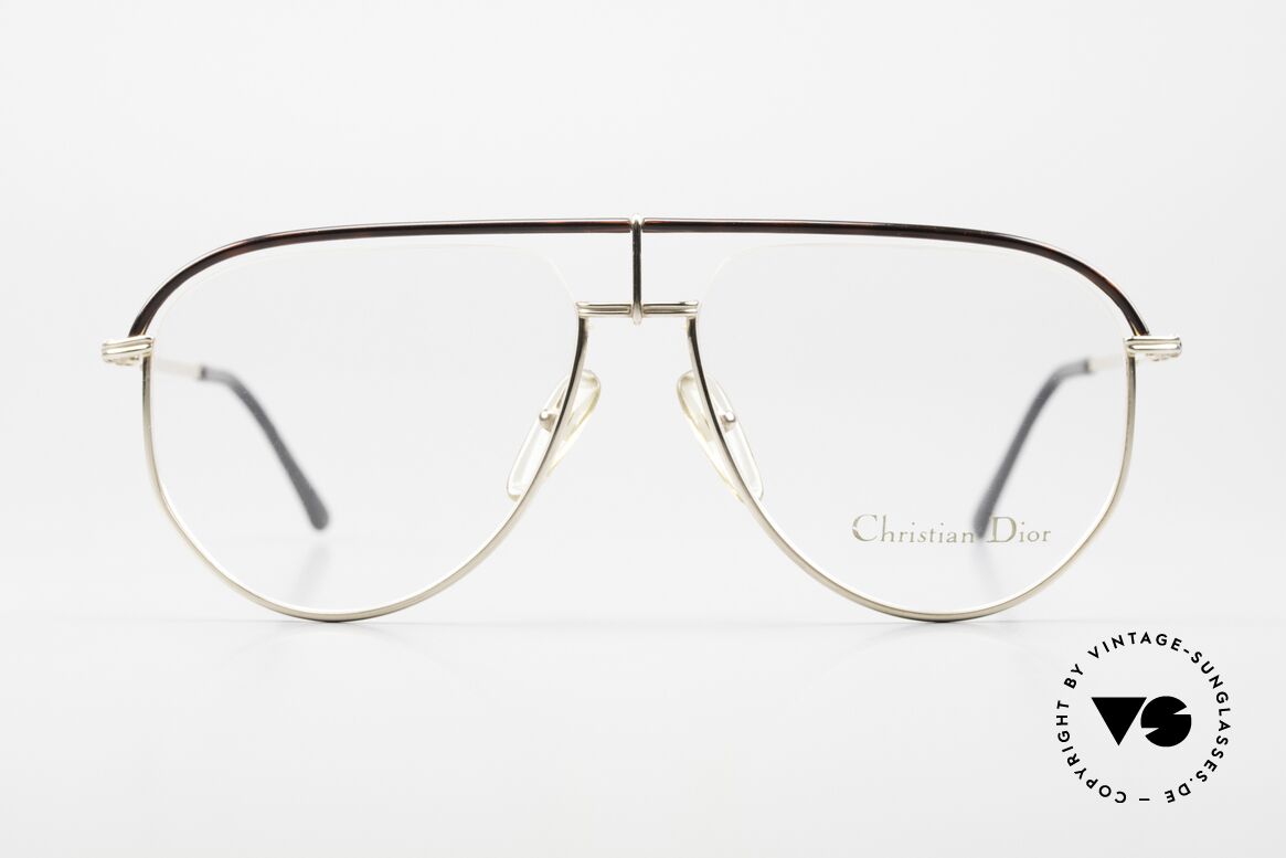 Christian Dior 2582 90's Vintage Men's Frame, extraordinary frame construction (semi rimless frame), Made for Men