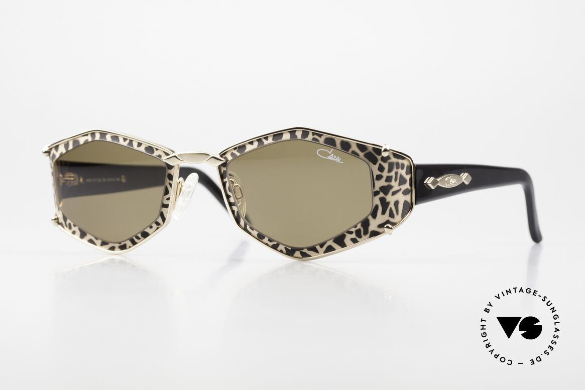 Cazal 912 Leopard Frame Pattern, glamorous designer sunglasses for women by CAZAL, Made for Women