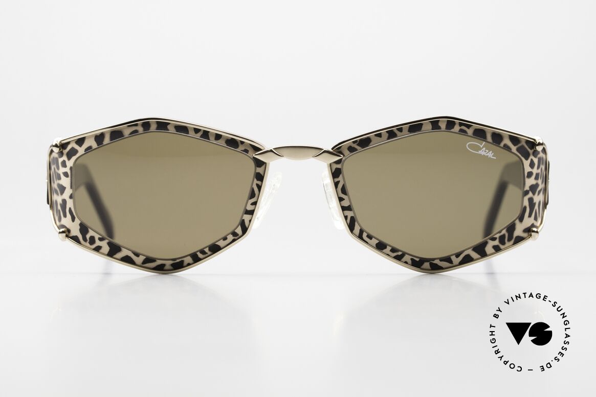 Cazal 912 Leopard Frame Pattern, glamorous designer sunglasses for women by CAZAL, Made for Women