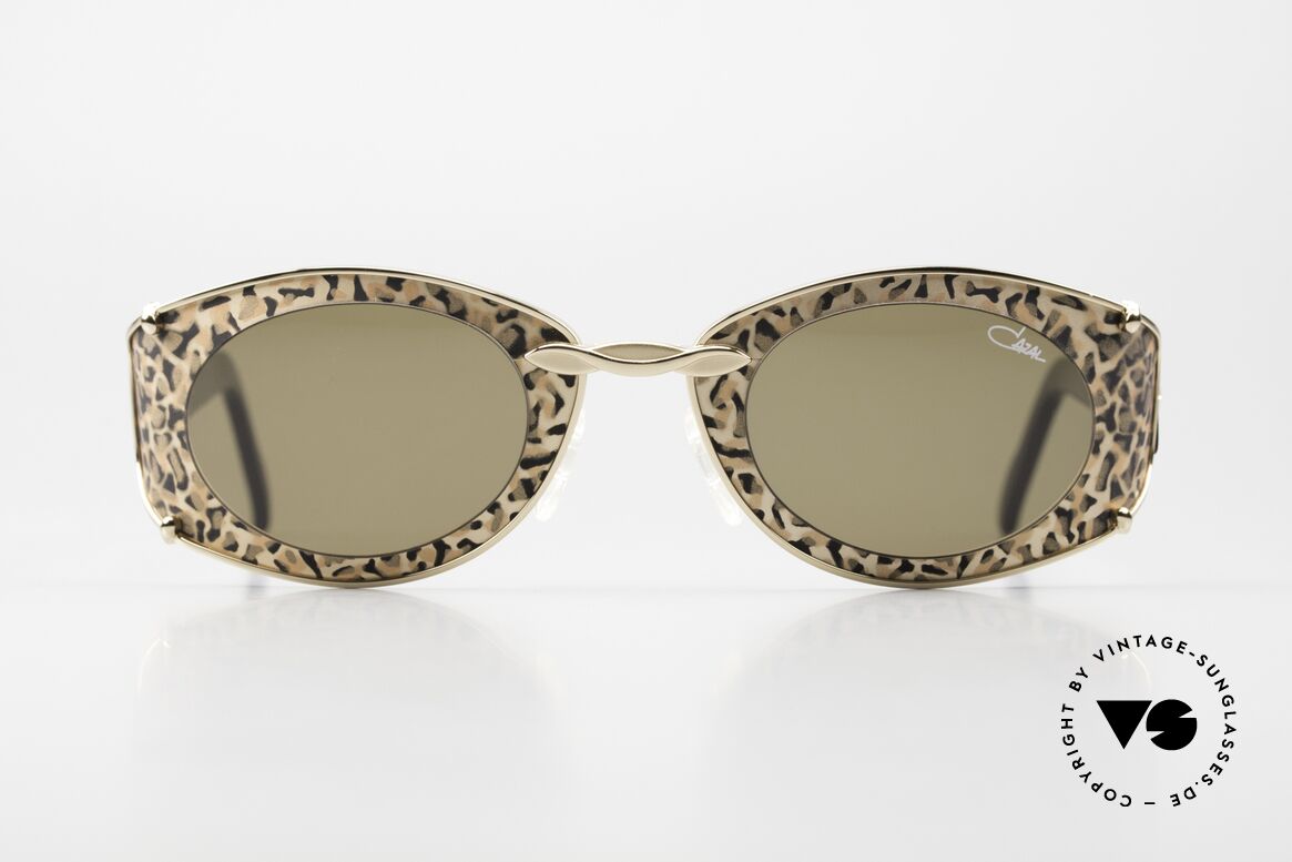 Cazal 911 Leopard Pattern Frame 90's, glamorous designer sunglasses for women by CAZAL, Made for Women