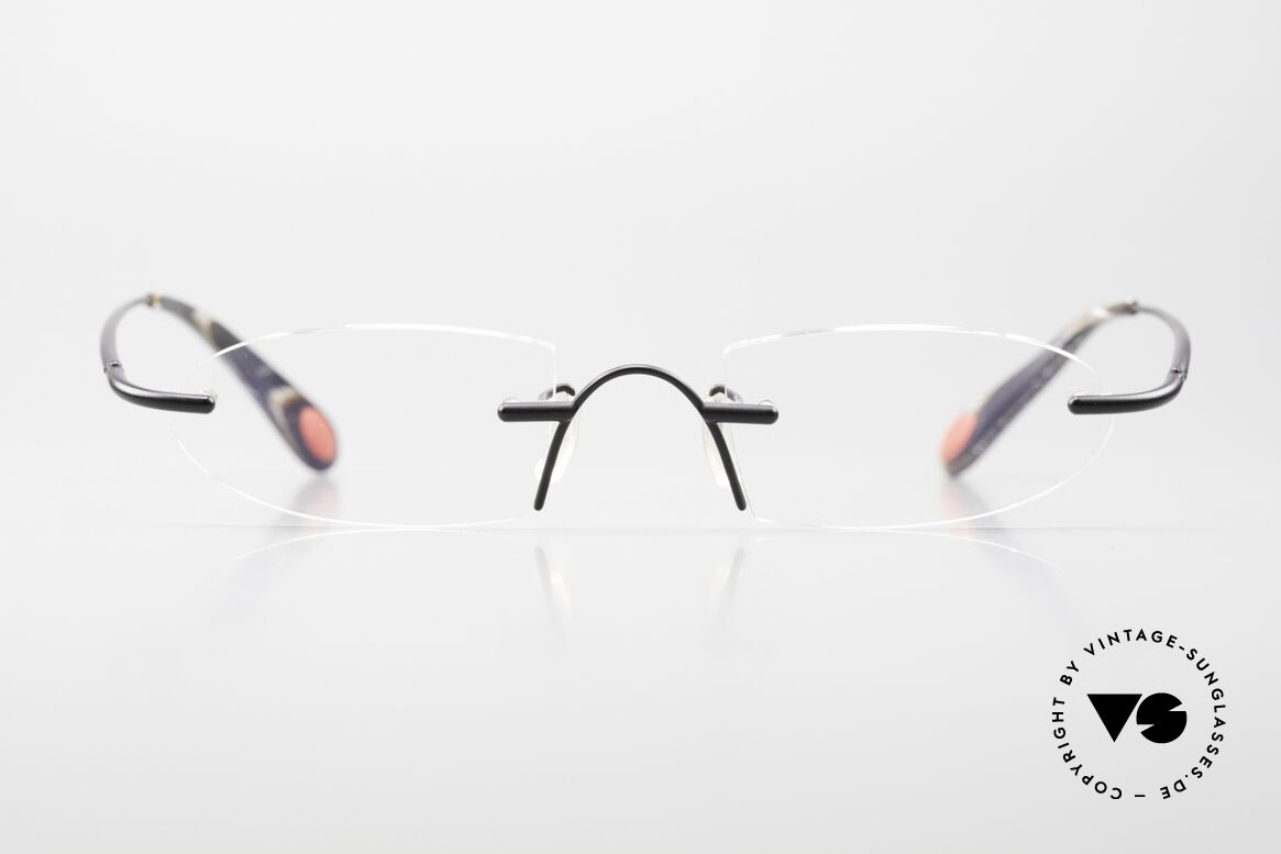 Bugatti 356 Odotype Rimless Designer Frame Men, distinctive design of the ODOTYPE SERIES, Made for Men