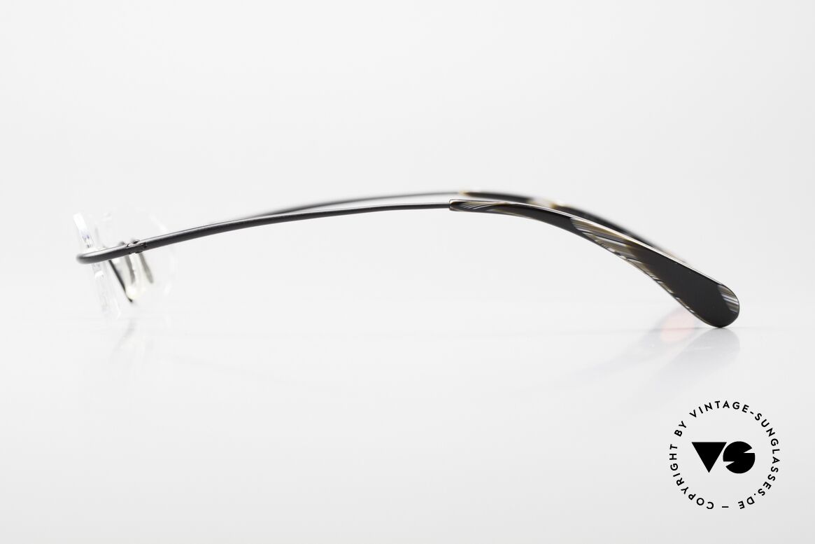 Bugatti 356 Odotype Rimless Designer Frame Men, RIMLESS eyeglasses with special lens shape, Made for Men