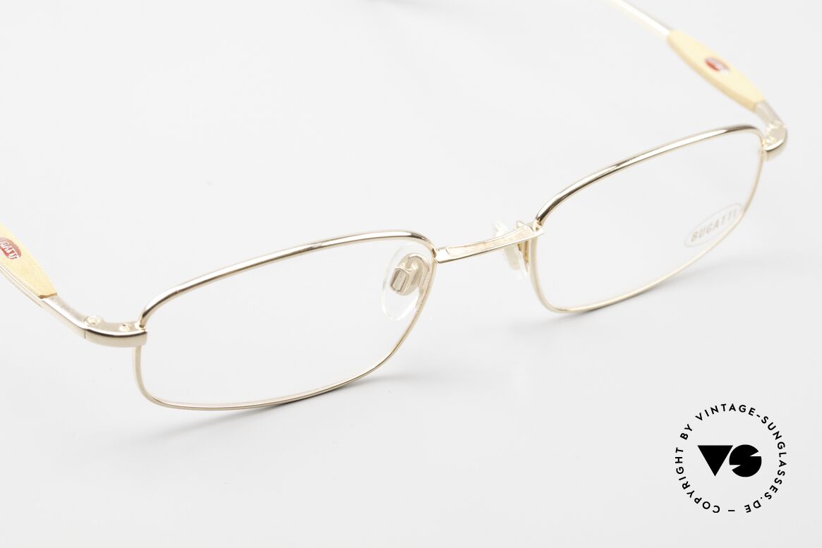 Bugatti 12900 90's Titan Frame Gold-Plated, this VINTAGE frame is at the top of the eyewear sector, Made for Men