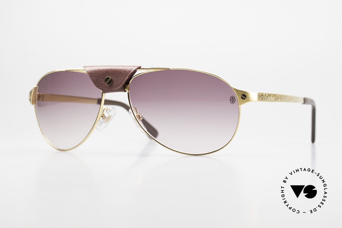 Cartier Santos Dumont Gold Bordeaux-Gradient, named after the aviation pioneer A. Santos Dumont, Made for Men