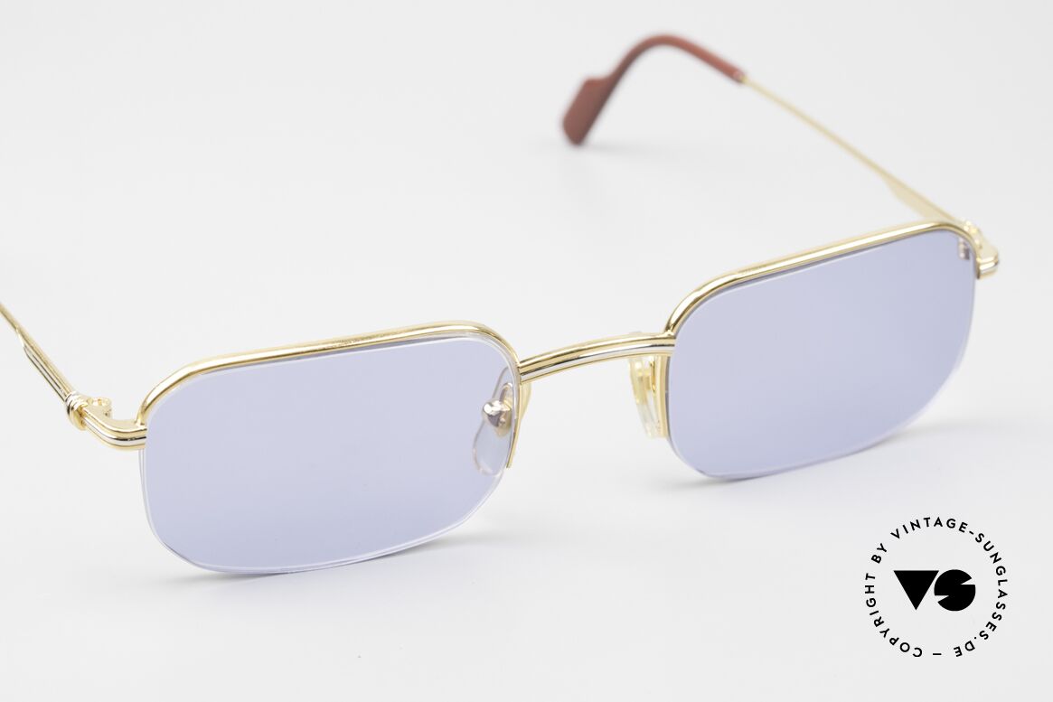 Cartier Broadway Semi Rimless Sunglasses 90's, NO retro sunglasses; an old original from app. 1999!, Made for Men