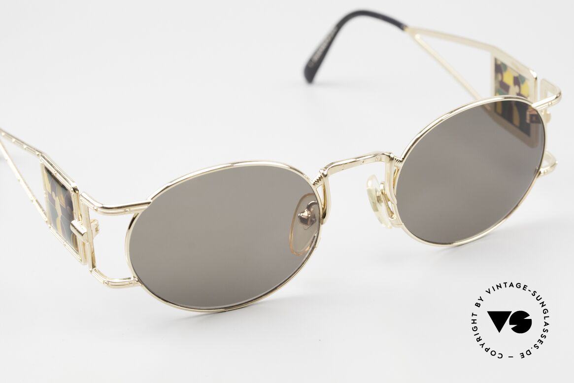 Jean Paul Gaultier 56-4672 Artful 90's Sunglasses Oval, NO retro sunglasses, but a precious old ORIGINAL, Made for Men and Women