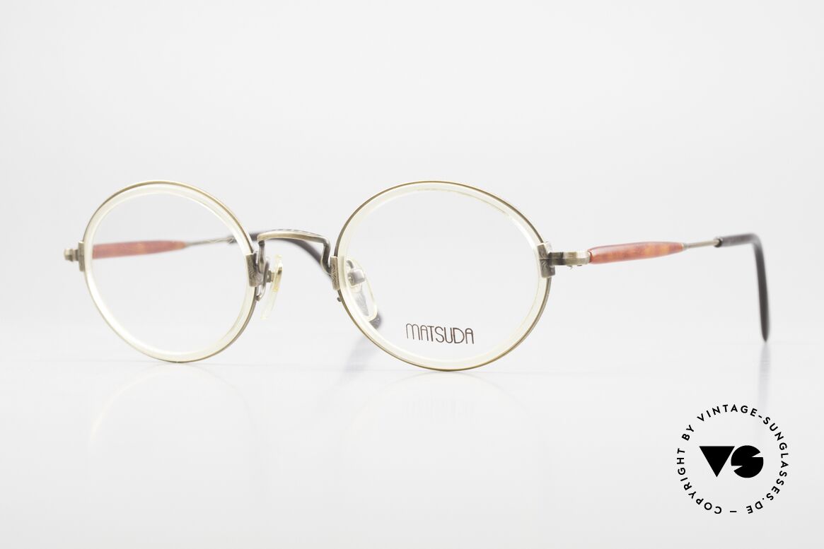 Matsuda 2834 Quality Frame Made in Japan, 90's vintage designer eyeglasses by Matsuda, Japan, Made for Men and Women