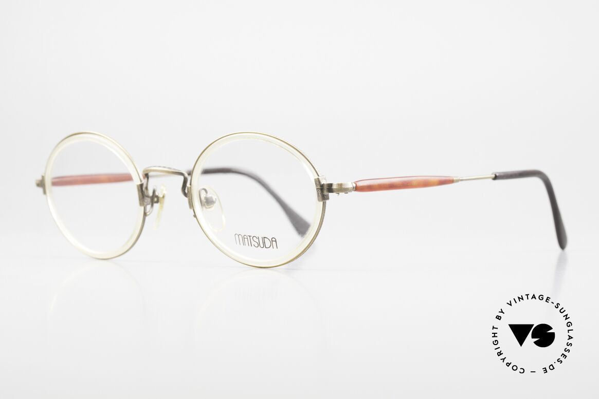 Matsuda 2834 Quality Frame Made in Japan, full frame with attention to details; simply perfect, Made for Men and Women