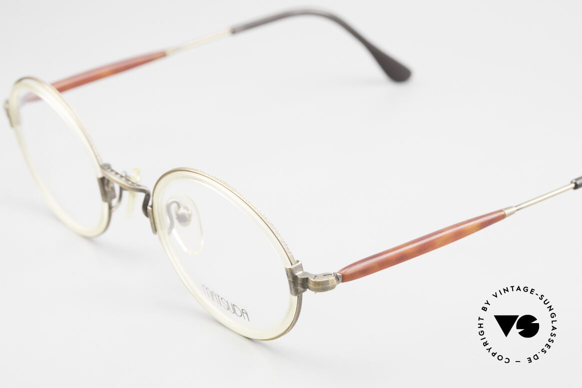 Matsuda 2834 Quality Frame Made in Japan, demo lenses can be easily replaced with prescriptions, Made for Men and Women