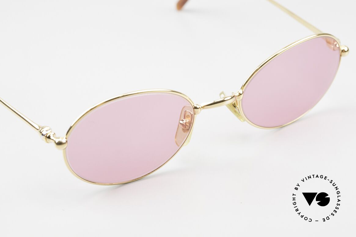 Cartier Saturne 90's Frame 22ct Gold Plated, NO retro fashion, but a 90's original in small size 49°19, Made for Women