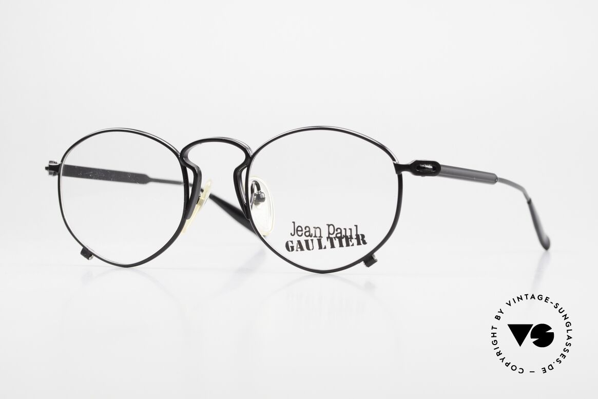 Jean Paul Gaultier 55-1171 Rare 1990's Designer Frame, interesting eyeglasses by Jean Paul GAULTIER, Made for Men and Women