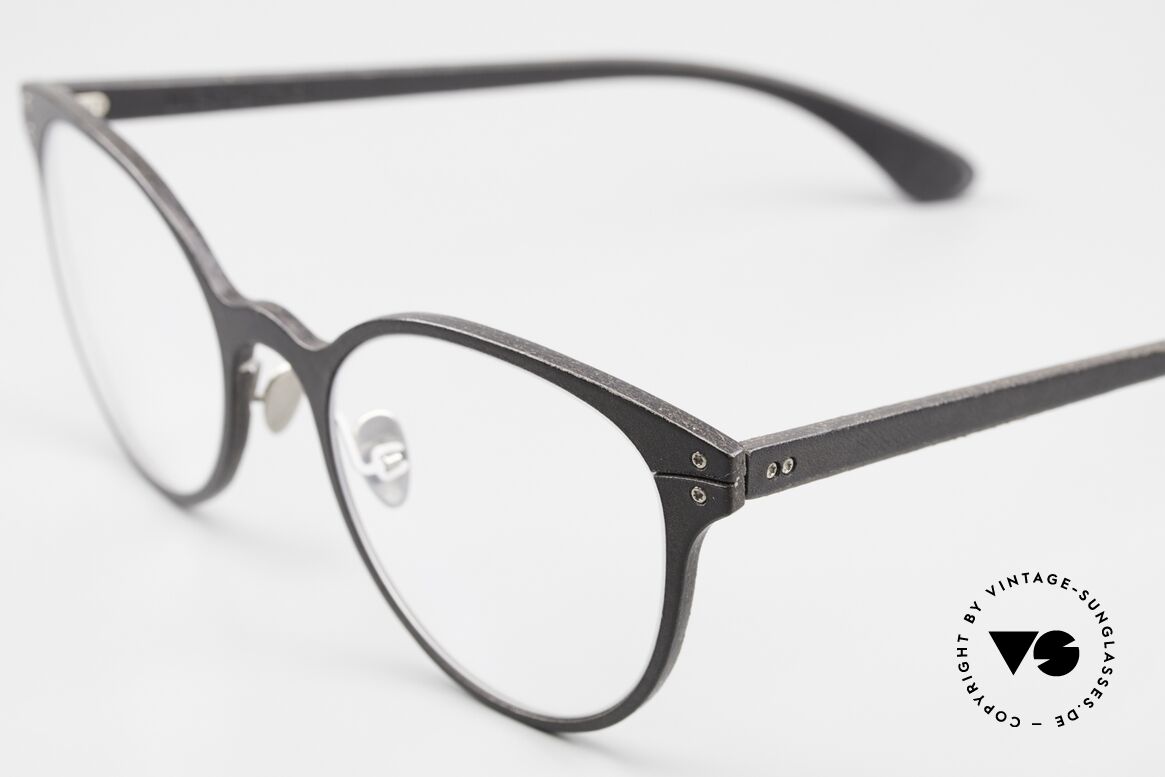 Lucas de Stael Minotaure Thin 05 Leather Covered Eyeglasses, Minotaure Collection made with adjustable nosepads!, Made for Women